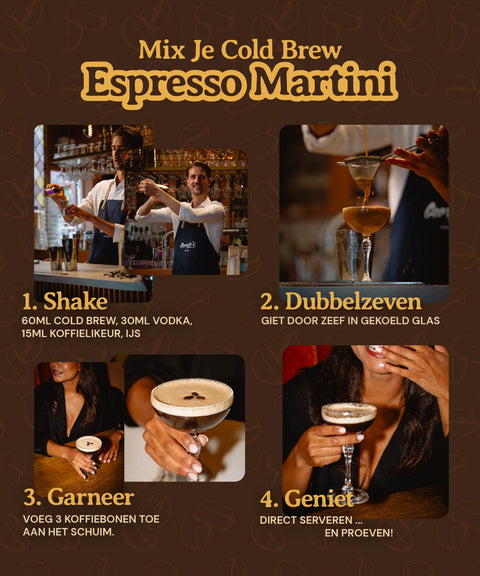 Espresso Martini Recept met Colombia Cold Brewed