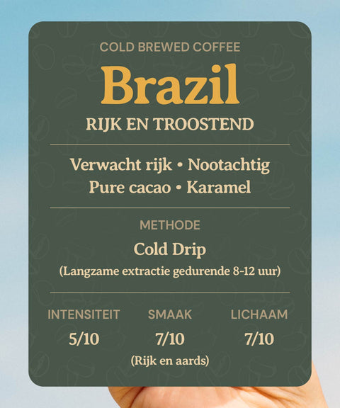 Brazil Cold Brewed Kenmerken