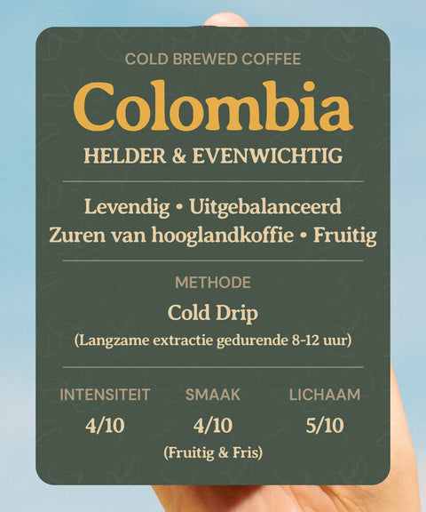 Colombia Cold Brewed Kenmerken