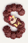 Christmas Themed Milk Chocolate in form of the letter S